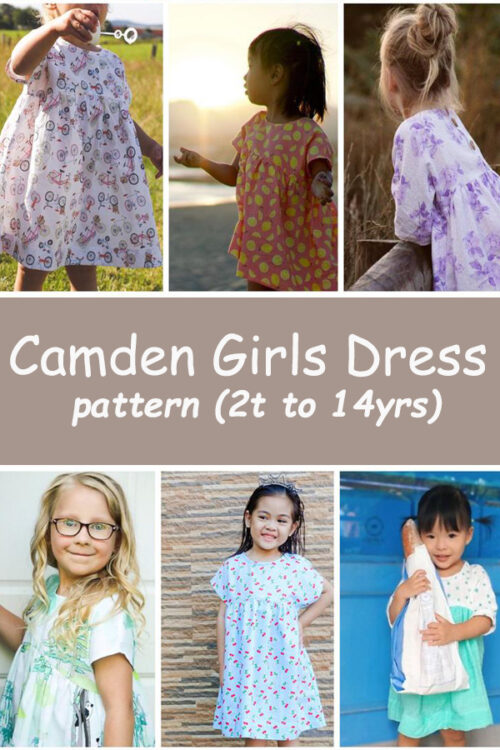 Camden Girls Dress pattern (2t to 14yrs) - Sew Modern Kids