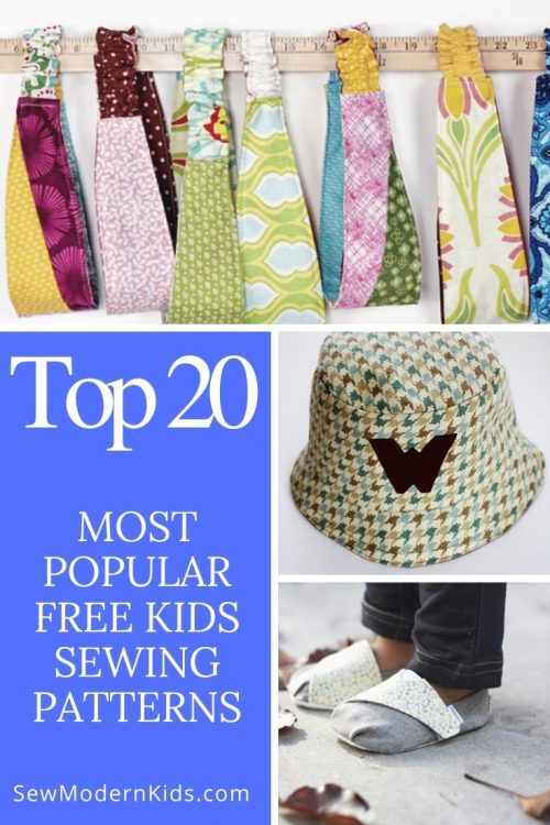 Our 20 most popular FREE kids sewing patterns - Sew Modern Kids