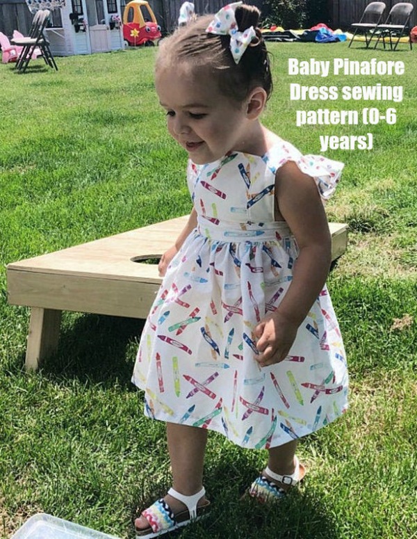  Dress sewing pattern (0-6 years)