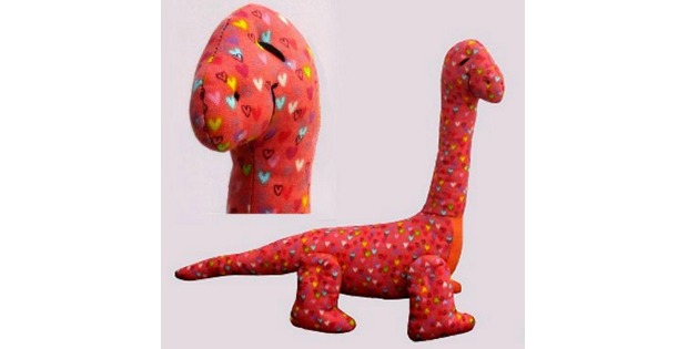Dippy Dinosaur Soft Toy sewing pattern