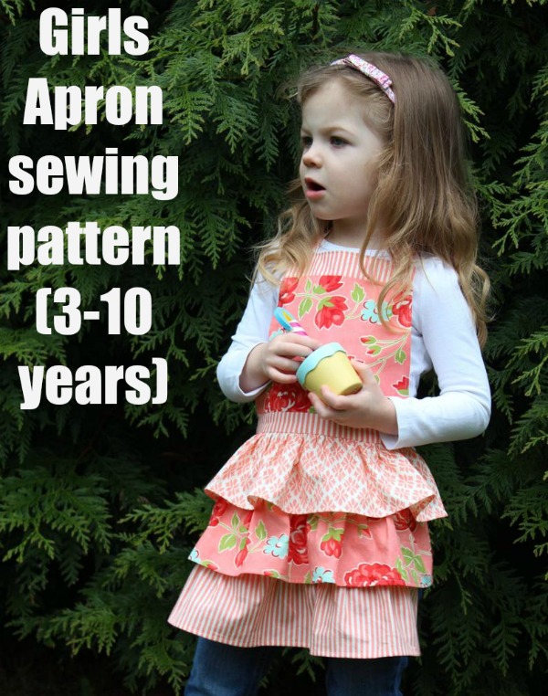 Girls Apron sewing pattern (3-10 years)