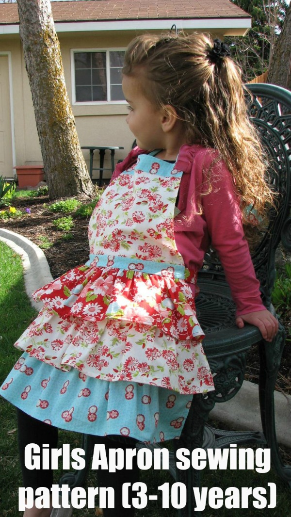 Girls Apron sewing pattern (3-10 years)