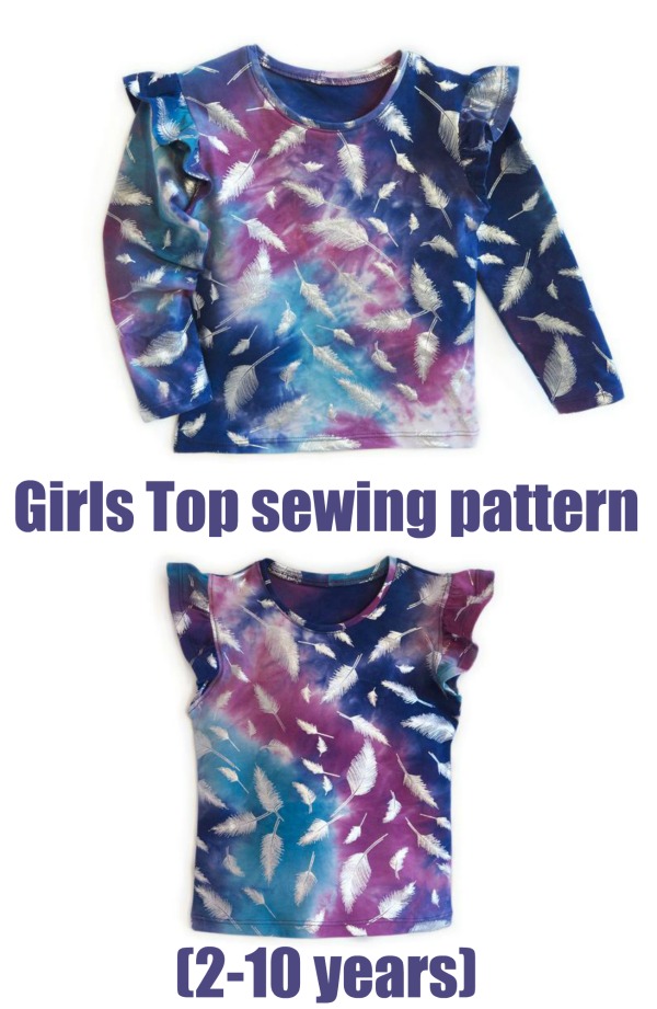 Girls Top sewing pattern (2-10 years)