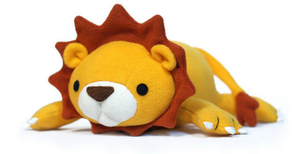 Lucky Lion Stuffed Animal Toy sewing patterm