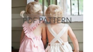 Melbourne Romper sewing pattern (3mths - 4T)