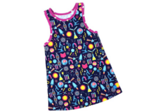 Mia Racerback Girls Dress sewing pattern (preemie to 12 years)