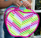 Apple Shaped Lunch Box Free sewing pattern & tutorial