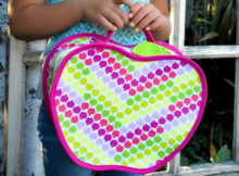 Apple Shaped Lunch Box Free sewing pattern & tutorial