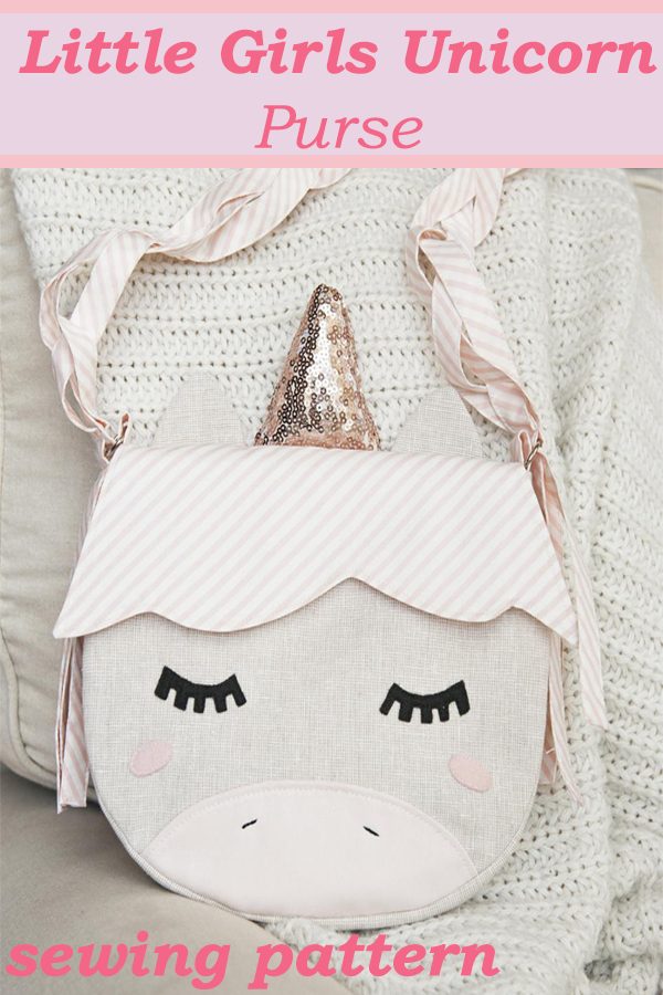 Unicorn purse cheap for little girls