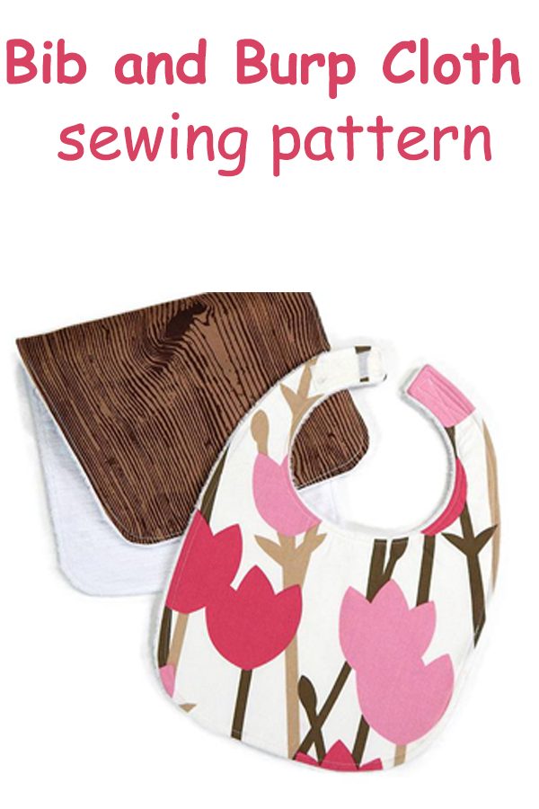 Bib and Burp Cloth sewing pattern