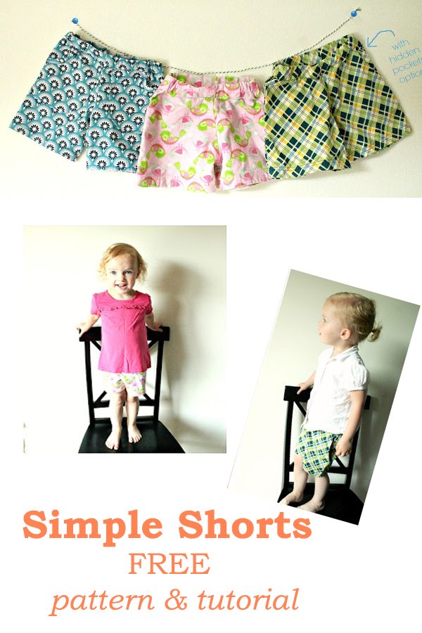 Trace and Make: Shorts Pattern — Made by Rae