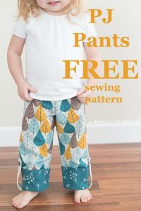 PJ Pants FREE sewing pattern (size 3T) - Sew Modern Kids