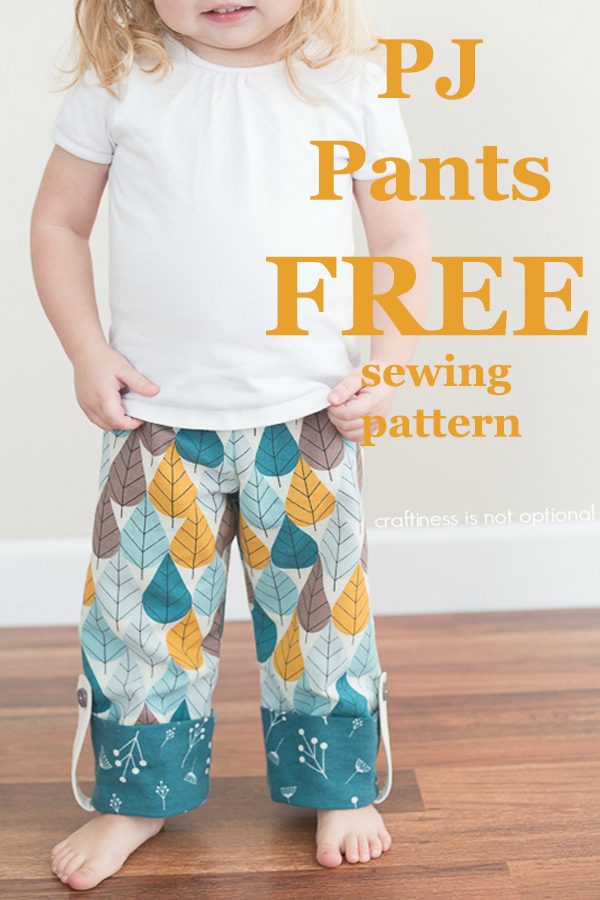 PJ Pants FREE sewing pattern