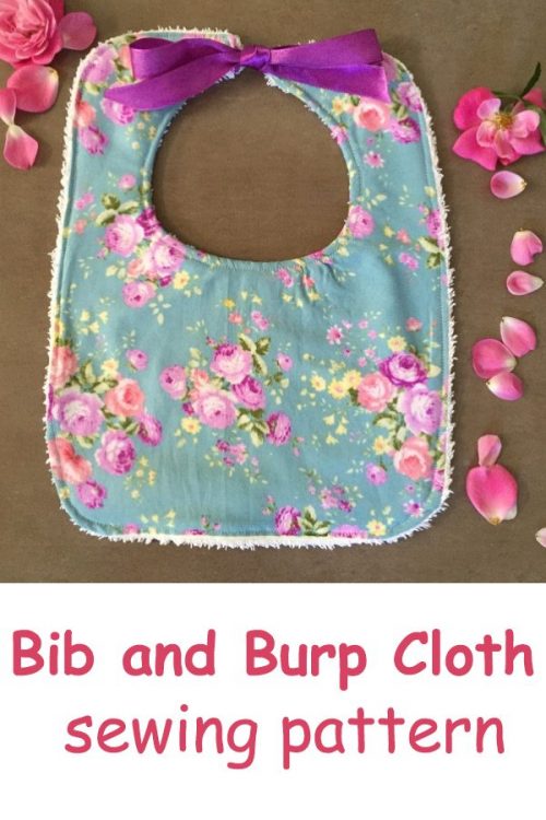 Bib and Burp Cloth sewing pattern - Sew Modern Kids
