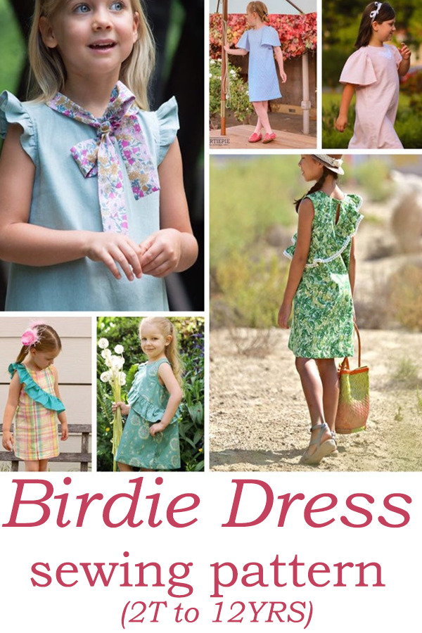Birdie Dress pattern (2T to 12YRS)
