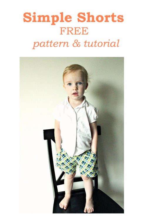 Simple Shorts FREE pattern and tutorial - Sew Modern Kids