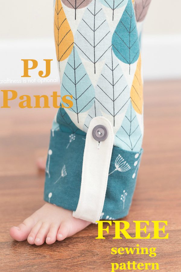 PJ Pants FREE sewing pattern (size 3T) - Sew Modern Kids