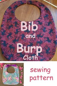 Bib and Burp Cloth sewing pattern - Sew Modern Kids
