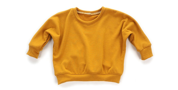 Lounge Sweatshirt sewing pattern (0-6T)