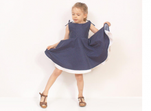 Adria Full Circle Dress sewing pattern (2T-10Y)