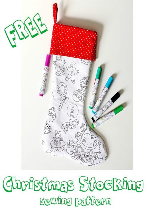 FREE Christmas Stocking sewing pattern - Sew Modern Kids