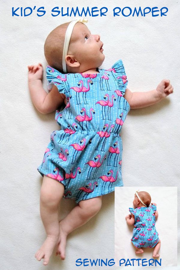 Kid's Summer Romper sewing pattern