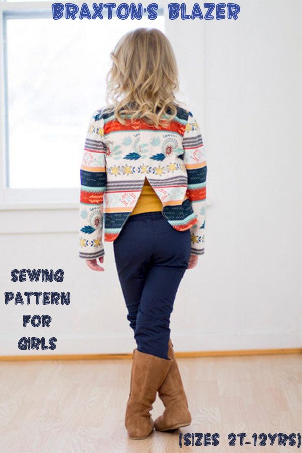 Braxton's Blazer sewing pattern for girls (sizes 2T-12yrs)