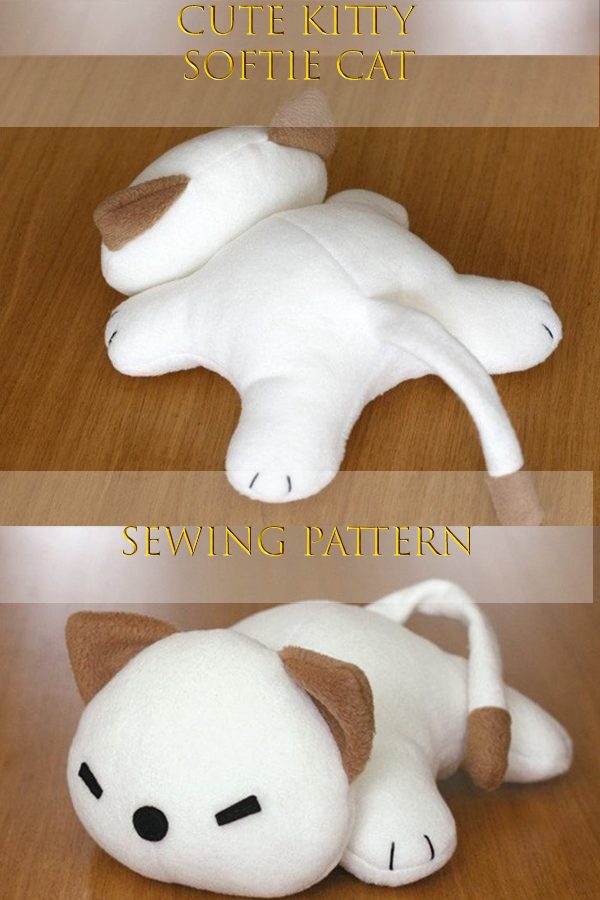 Cute Kitty Softie Cat sewing pattern Sew Modern Kids