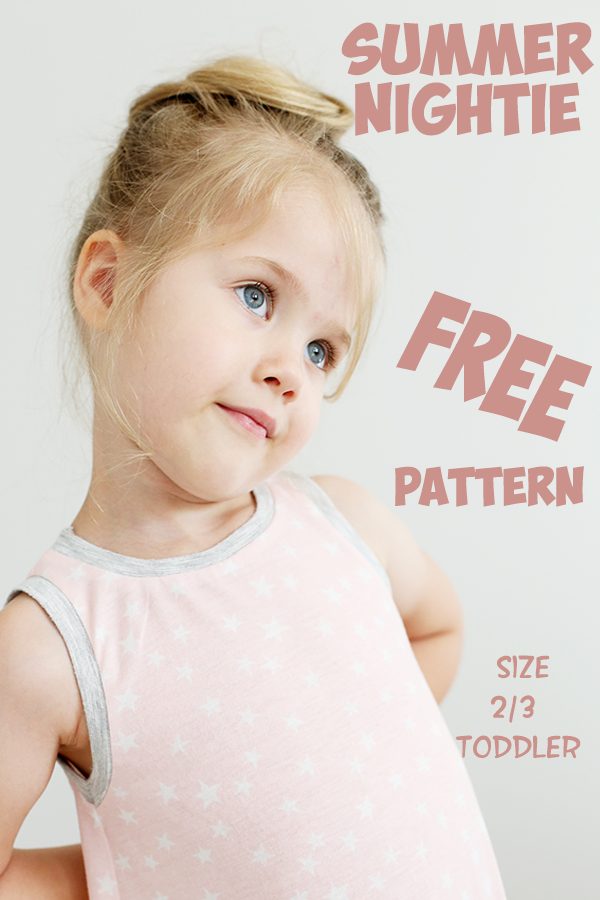 Summer Nightie FREE pattern (size 2/3 toddler)