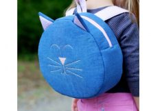 Cat Backpack FREE sewing pattern