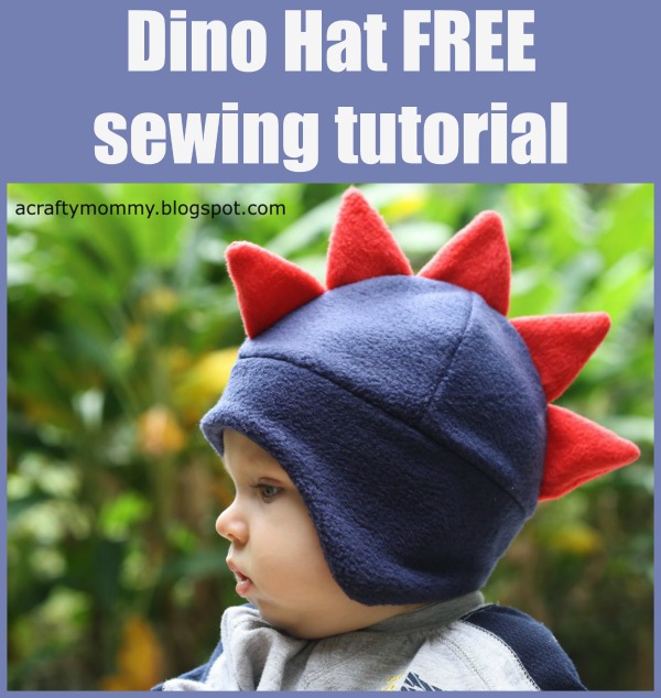 Dino Hat FREE sewing tutorial