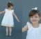 Pleated Flutter Sleeve Dress FREE sewing pattern (size 4T)
