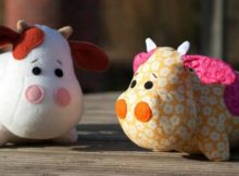 Stuffed Cow Toy sewing pattern