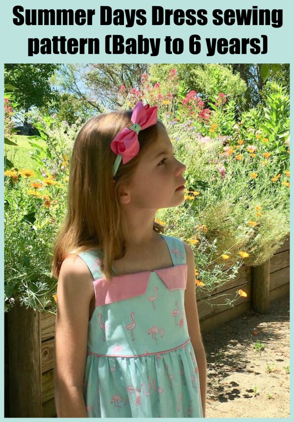 Summer Days Dress sewing pattern (Baby to 6 years)