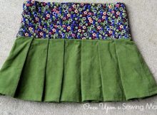 Miriam Pleated Skirt sewing pattern (12m-8y)