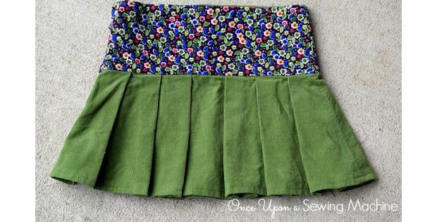 Miriam Pleated Skirt sewing pattern (12m-8y)