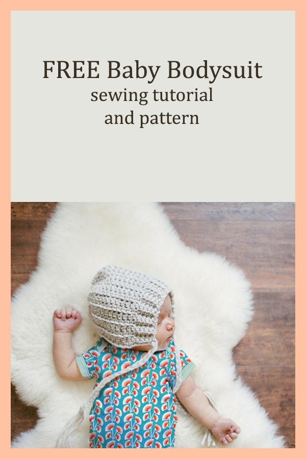 FREE Baby Bodysuit sewing tutorial and pattern (3 sizes) - Sew Modern Kids