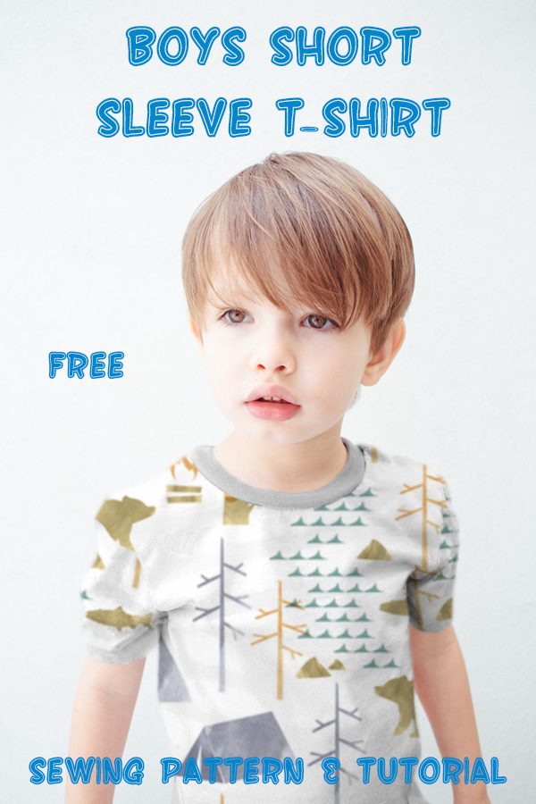 Free T-Shirt Sewing Pattern for Boys and Girls 