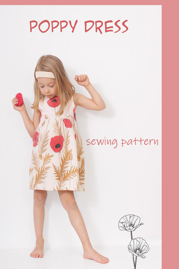 Poppy Dress sewing pattern (3-8yrs)