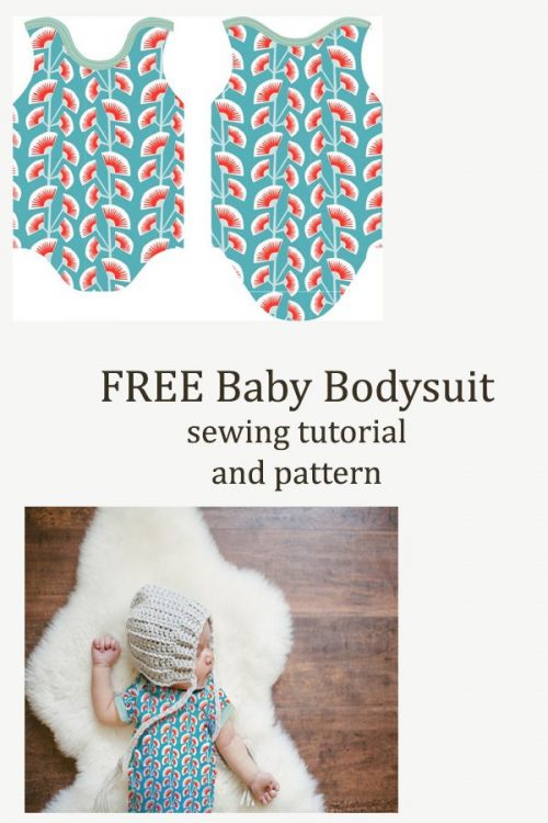 FREE Baby Bodysuit sewing tutorial and pattern (3 sizes) Sew Modern Kids