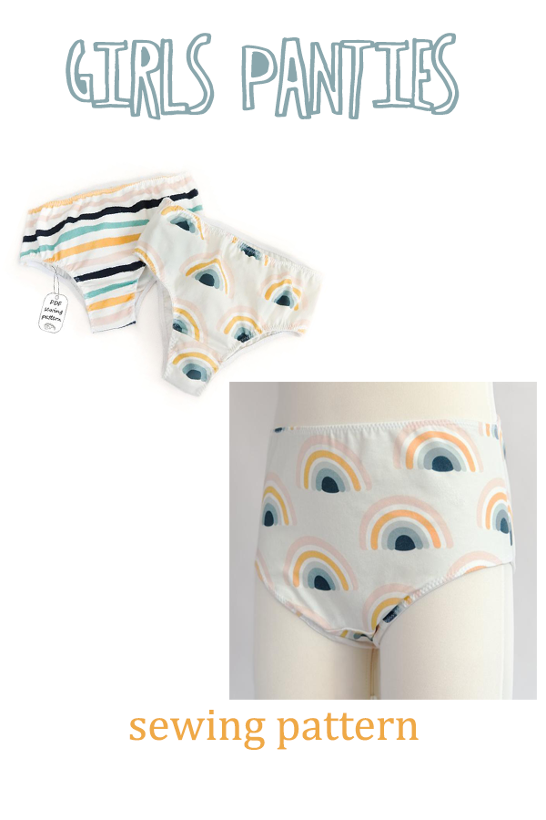 Girls Panties sewing pattern (2 to 10 years)