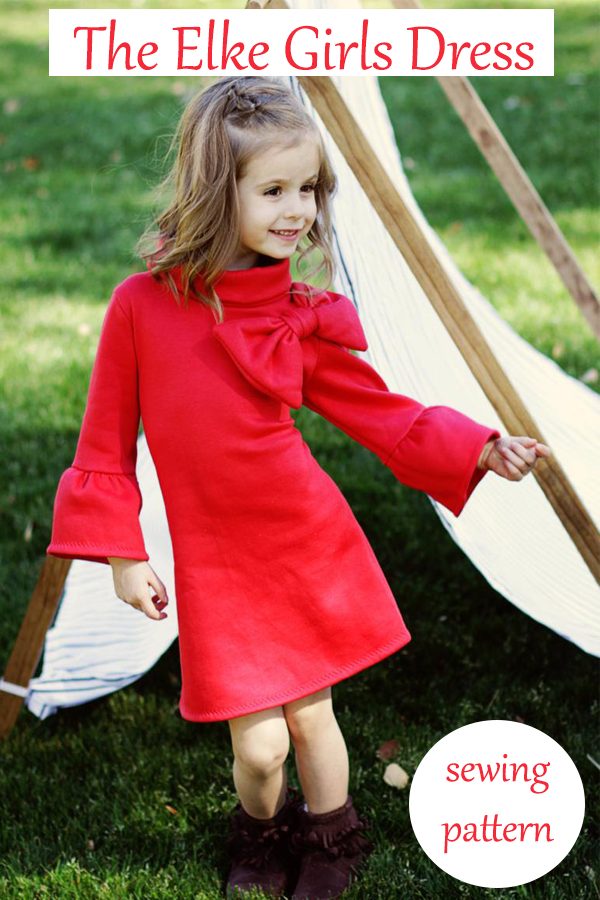 The Elke Girls Dress sewing pattern (1-10)