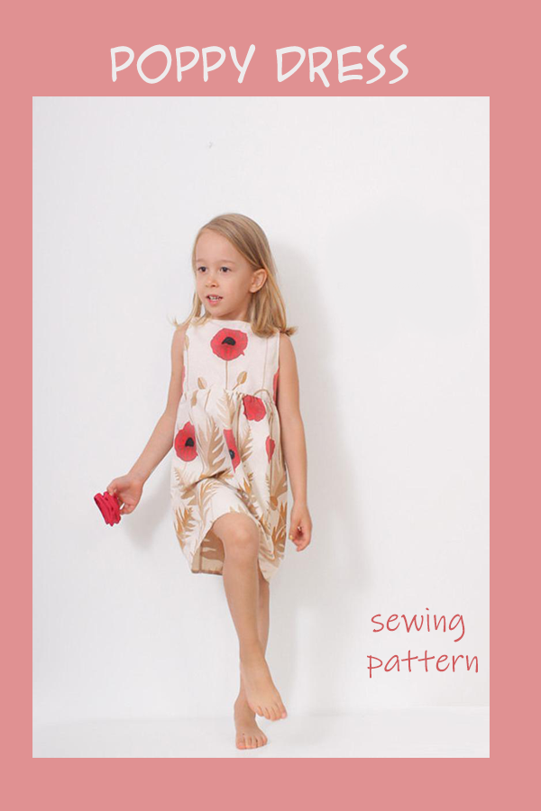 Poppy Dress sewing pattern (3-8yrs)