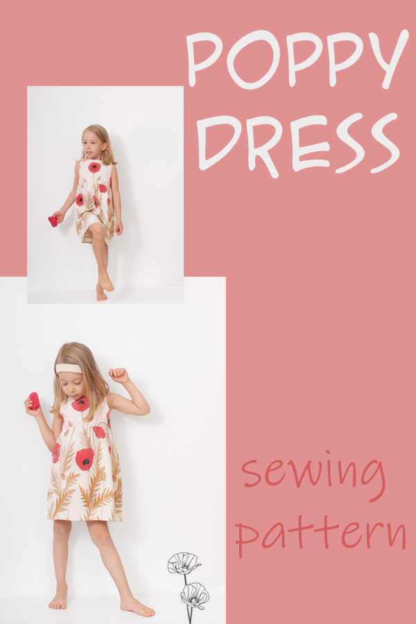 Poppy Dress sewing pattern (3-8yrs)