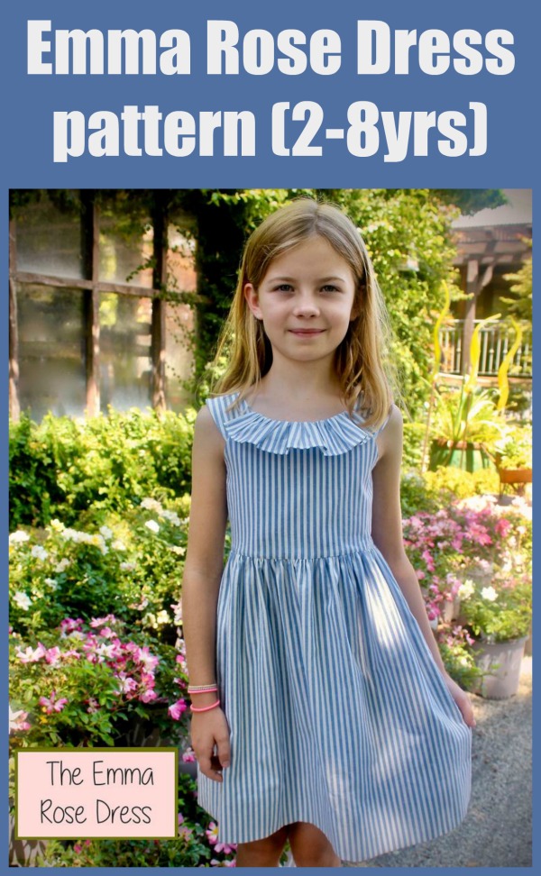 Emma Rose Dress sewing pattern (2-8yrs)