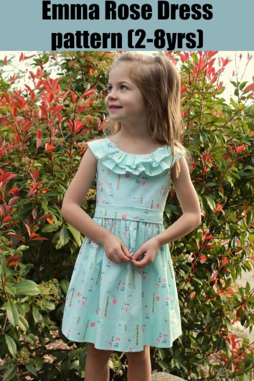 Emma Rose Dress sewing pattern (2-8yrs) - Sew Modern Kids