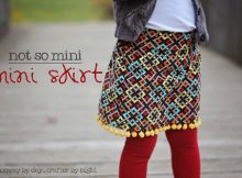 Not So Mini, mini skirt FREE tutorial