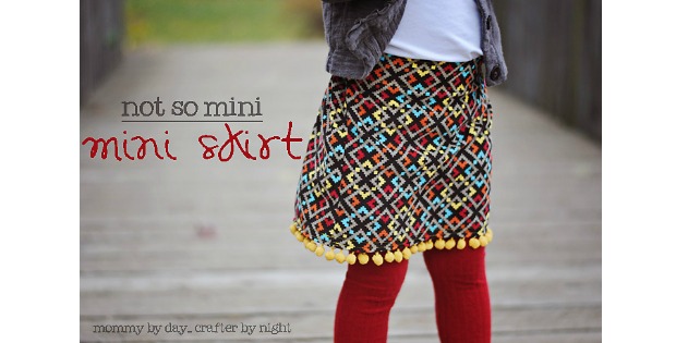 Not So Mini, mini skirt FREE tutorial