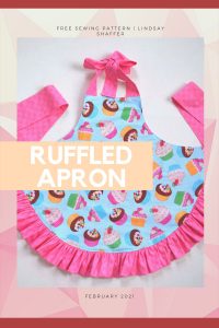 Girl's Ruffled Apron FREE sewing pattern - Sew Modern Kids