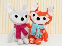 Stuffed Fox Toy FREE sewing pattern